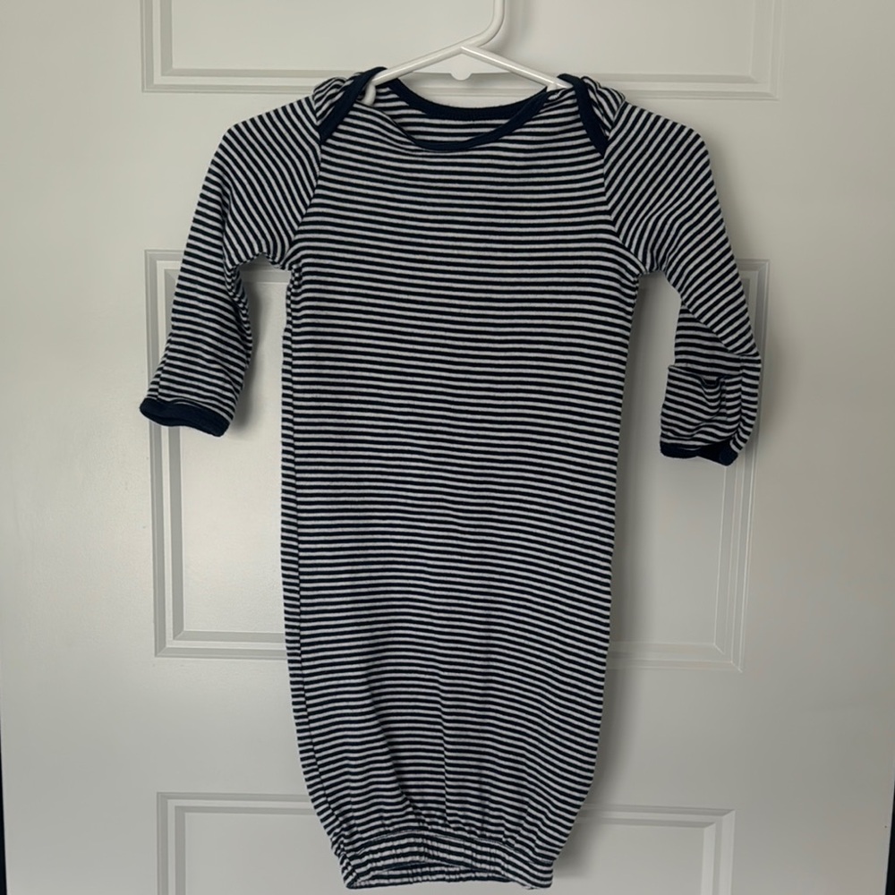 Striped Baby Sleep Gown